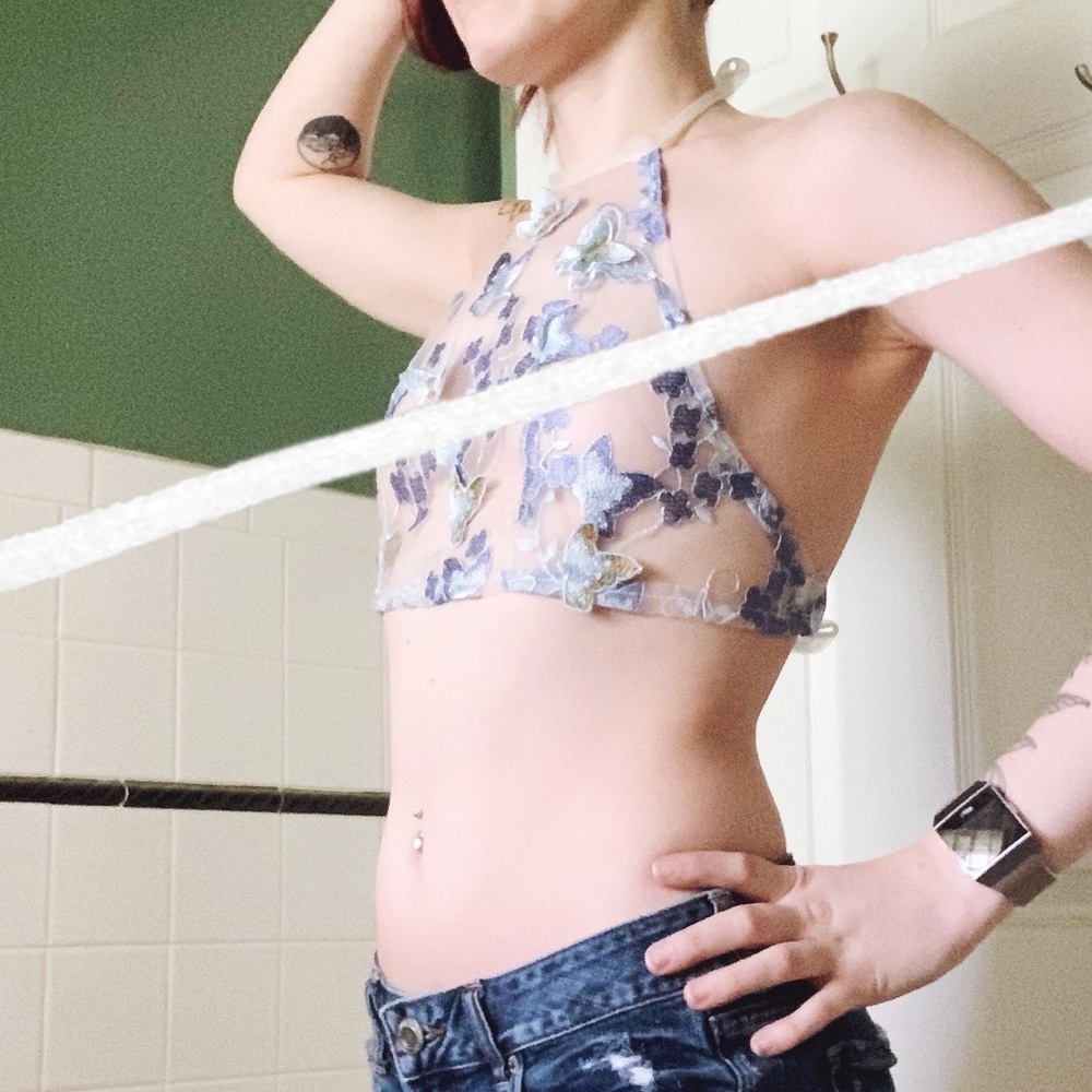 Custom Mesh Butterfly Halter - Picture 3 of 5